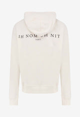 Ih Nom Uh Nit Paisley Print Mask Hooded Sweatshirt White NUW25233081_OFFWHITE_35065920