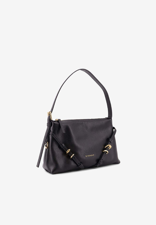 Givenchy Mini Voyou Leather Shoulder Bag Black BB514XB2AE001_Black_40028382