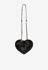 Alaïa Le Cœur Heart Perforated Leather Shoulder Bag Black AA1P003CA330999_Black_40005471