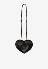 Alaïa Le Cœur Heart Perforated Leather Shoulder Bag Black AA1P003CA330999_Black_40005471