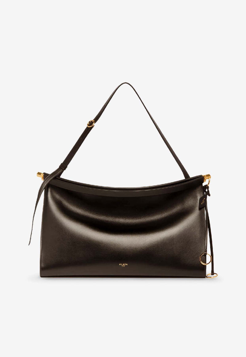 Alaïa Large Le Click East West Shoulder Bag Brown AA1S01441CA332730_MARRON FONCE_40005470