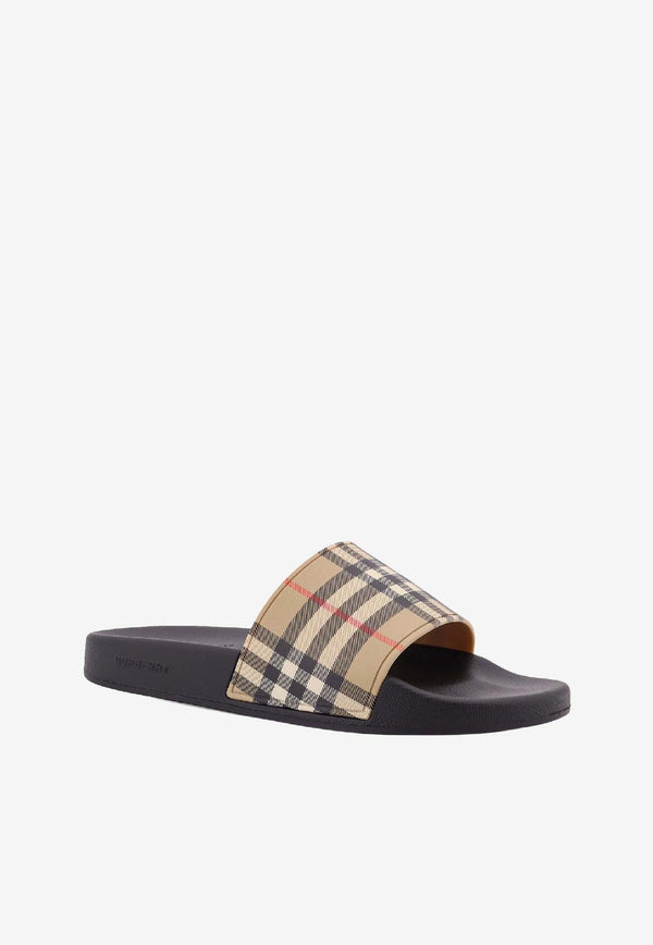 Burberry Furley Signature Check Slides Beige 8056942A7028_Beige_40028370