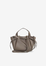 Tory Burch Romy Leather Shoulder Bag Gray 164866253_Wild Mushroom_40005369