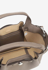 Tory Burch Romy Leather Shoulder Bag Gray 164866253_Wild Mushroom_40005369