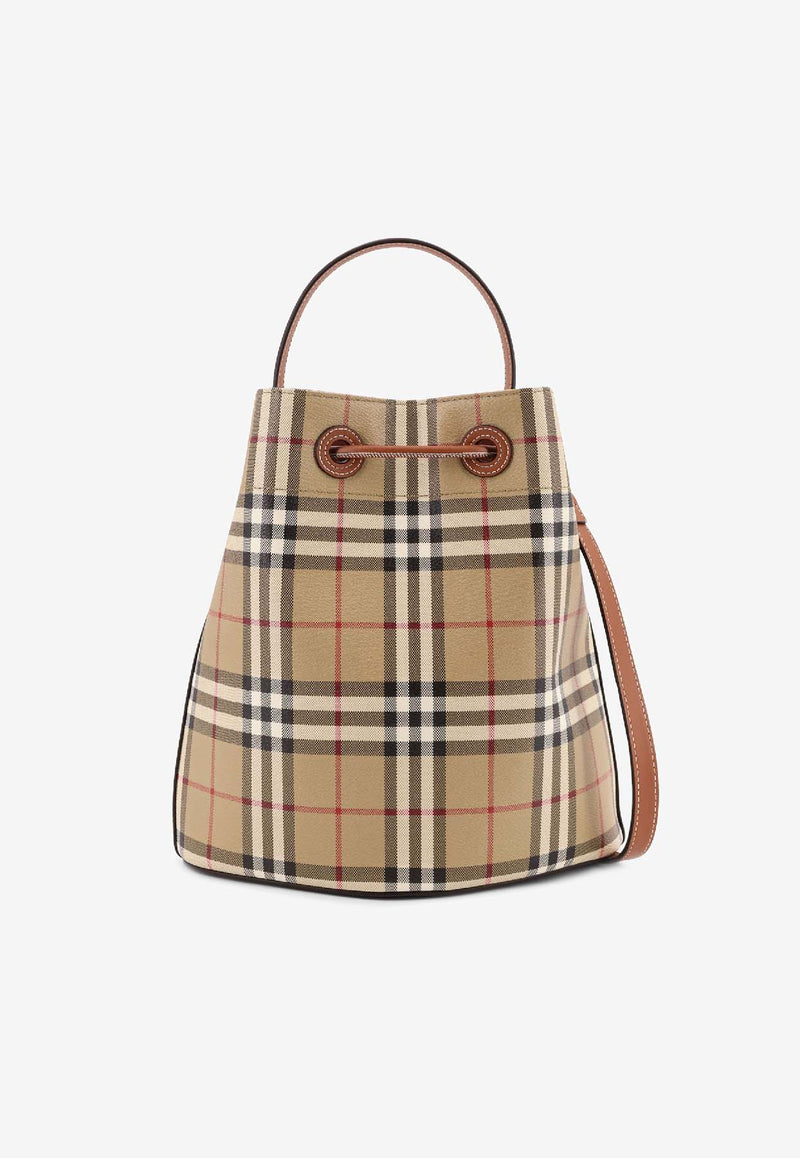 Burberry Vintage Check Bucket Bag Beige 8109795A9534_Vntg chk briar brown_40028372