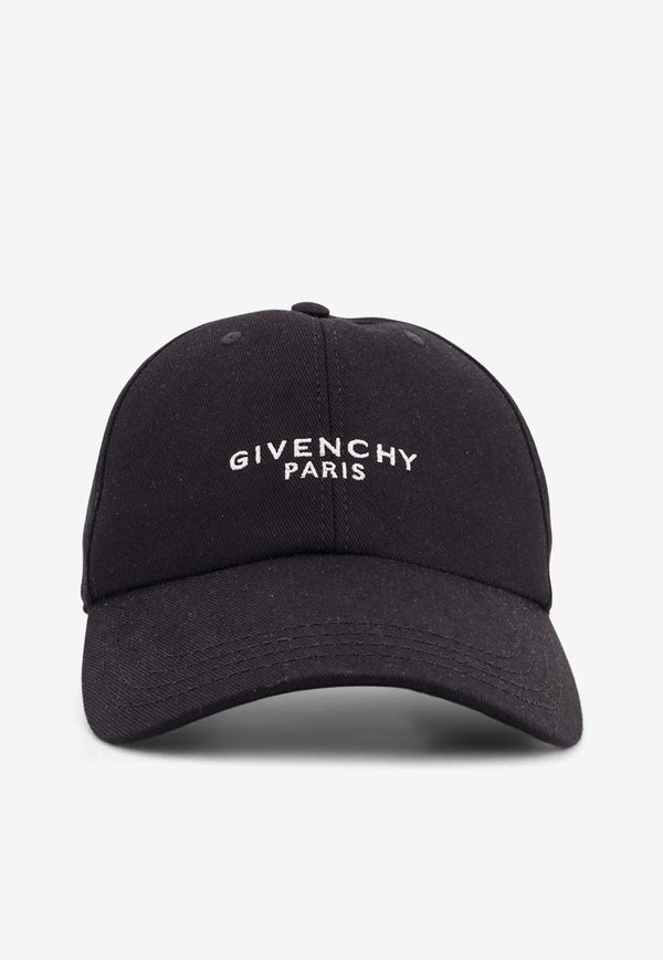 Givenchy Logo Embroidered Cap Black BPZ0CAP0C4001_Black_40028378
