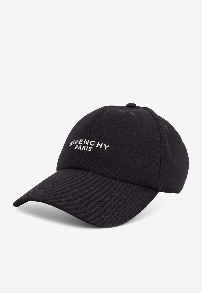 Givenchy Logo Embroidered Cap Black BPZ0CAP0C4001_Black_40028378