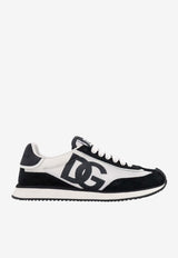 Dolce & Gabbana DG Cushion Leather Sneakers Monochrome CK2288A53558I050_Black_40016162