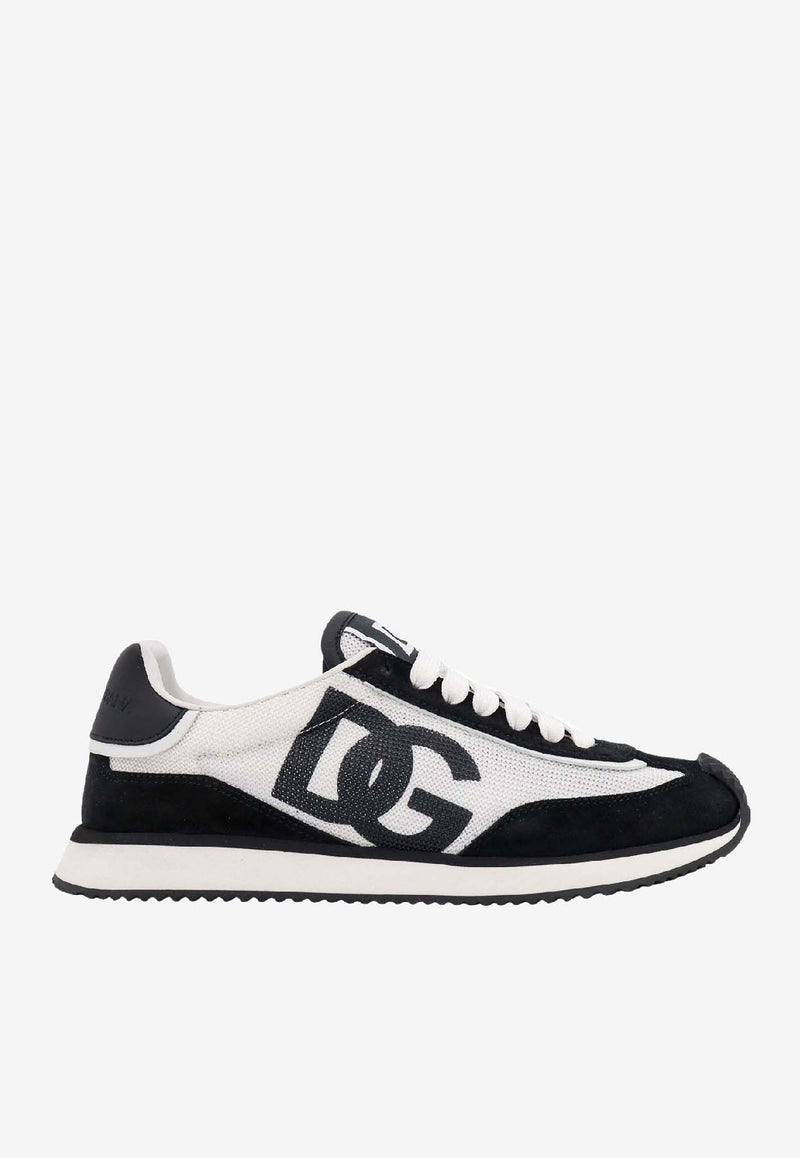 Dolce & Gabbana DG Cushion Leather Sneakers Monochrome CK2288A53558I050_Black_40016162