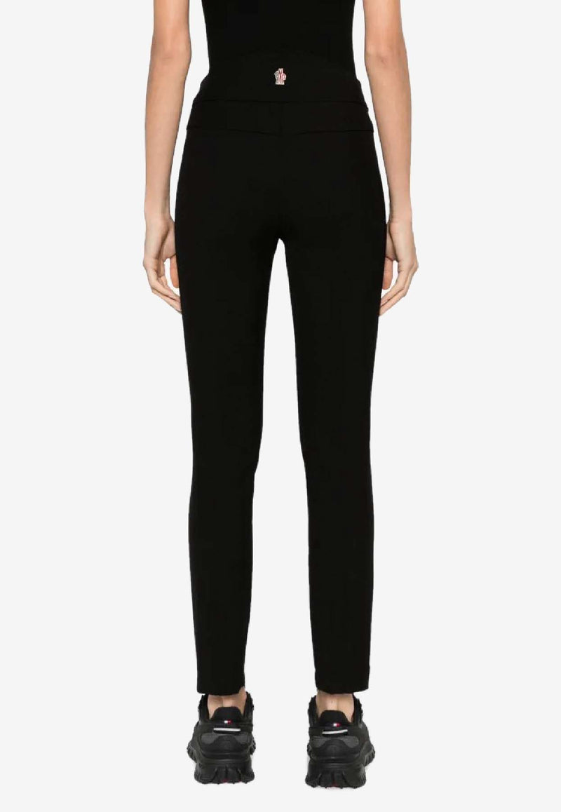 Moncler Zipped Skinny Pants Black K20982A0000153064_999