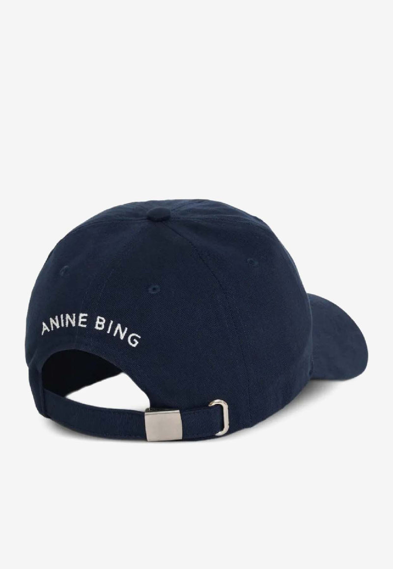 Anine Bing Jeremy Logo  Baseball Cap
 Navy A1210083_BEL26