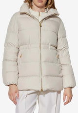 Moncler Brossette Down Jacket Ivory K20931A0022354AQE_051