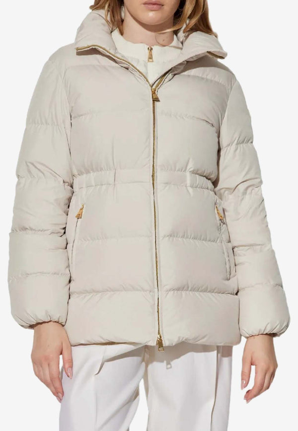 Moncler Brossette Down Jacket Ivory K20931A0022354AQE_051