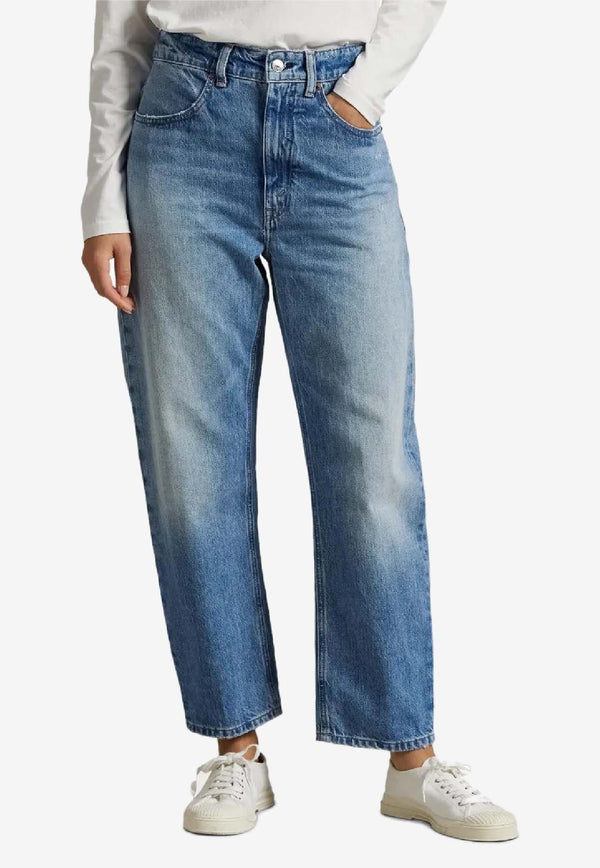 Ralph Lauren Rigid Wide-Leg Jeans
 Blue 211969371001