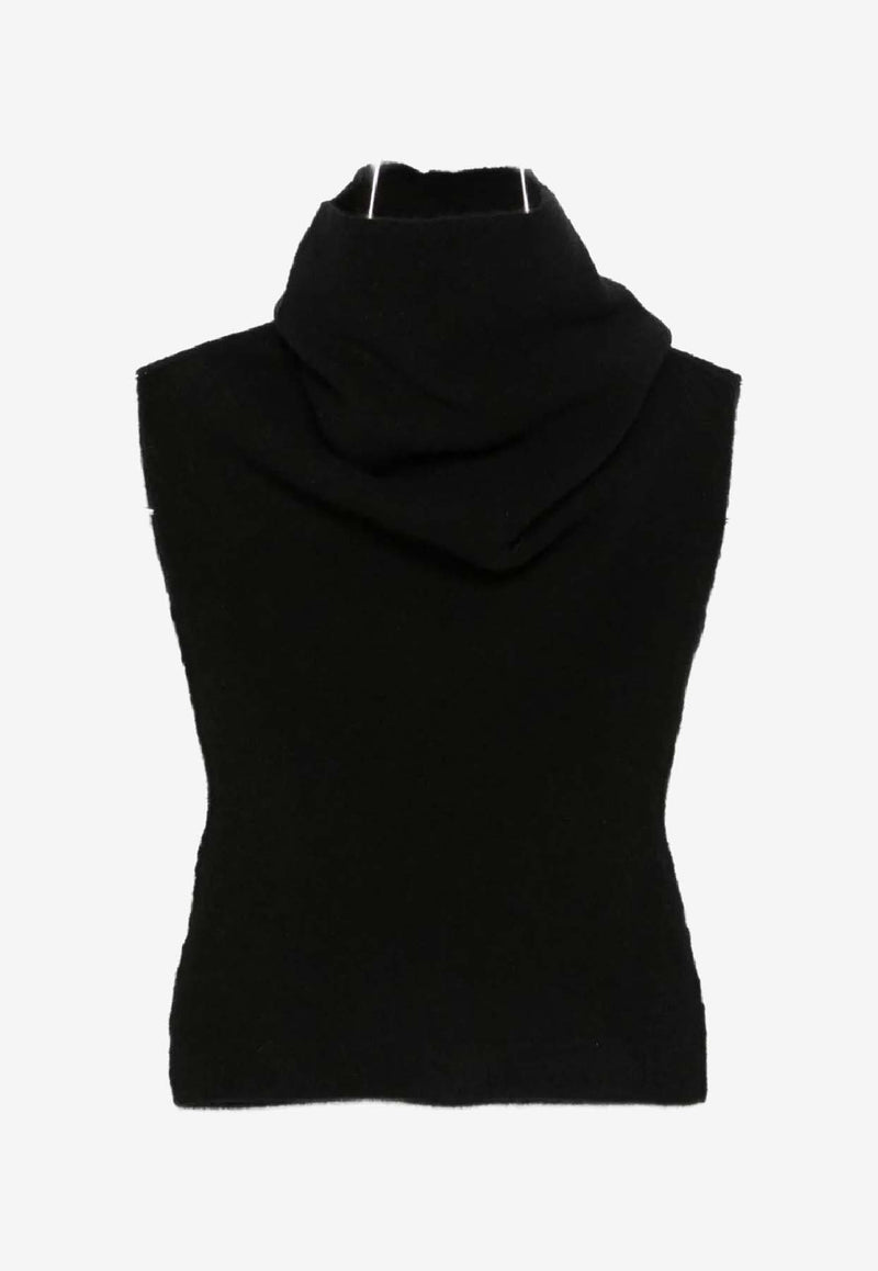 Rick Owens Crater Sleeveless Top Black RO02E4680KWP_09