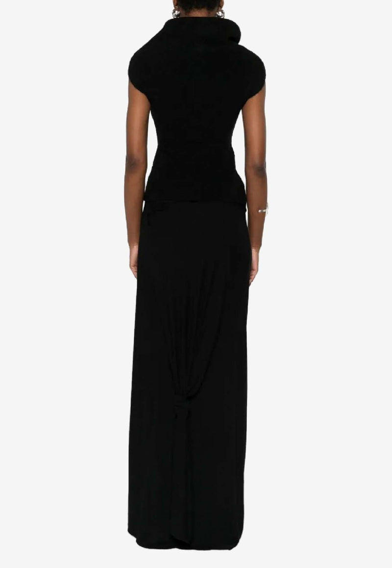 Rick Owens Crater Sleeveless Top Black RO02E4680KWP_09