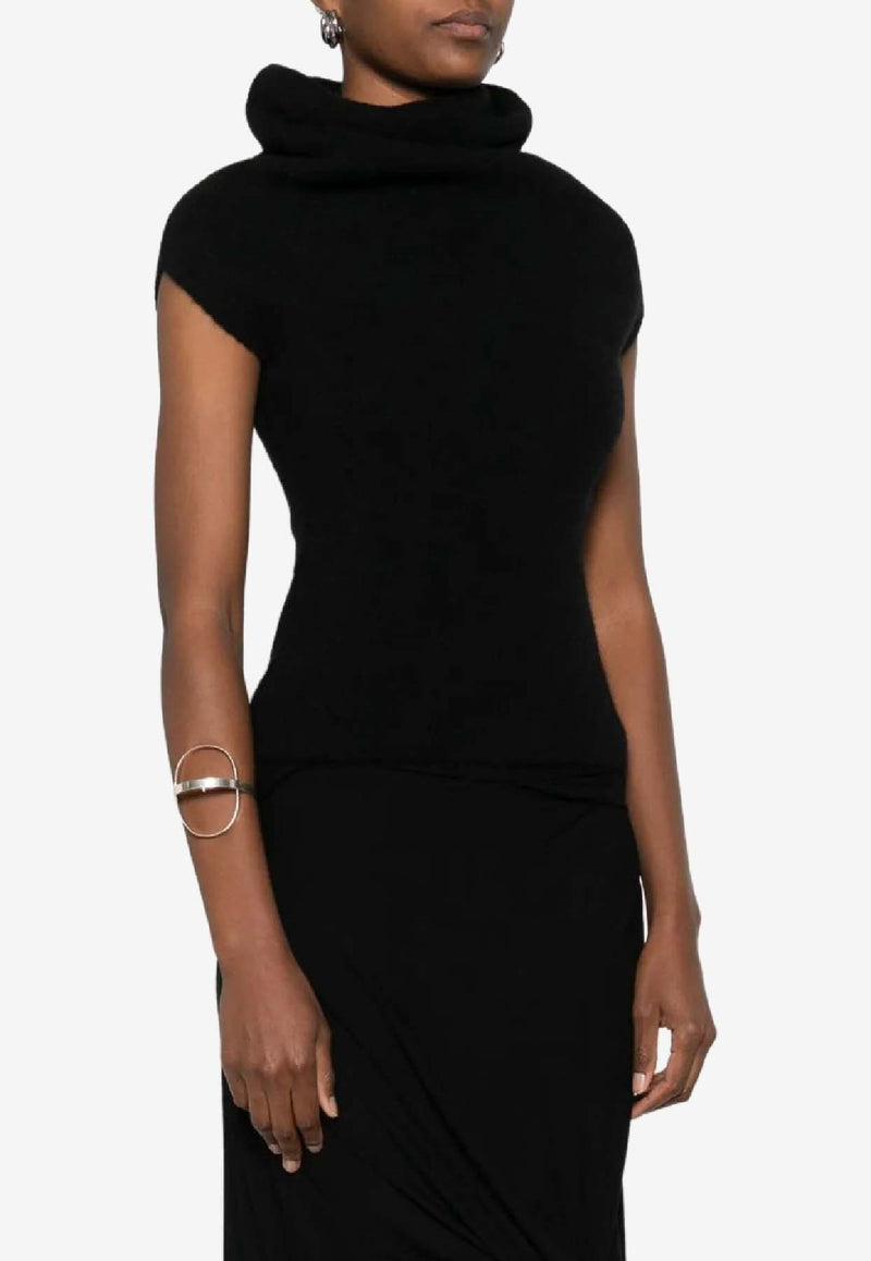 Rick Owens Crater Sleeveless Top Black RO02E4680KWP_09