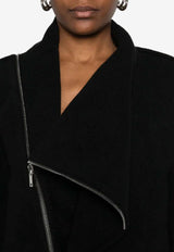 Rick Owens Scarf Flight Biker Jacket Black RO02E4793DDR_09