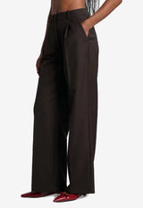 Anine Bing Trent Tailored Pants Brown A0311187_BWN43