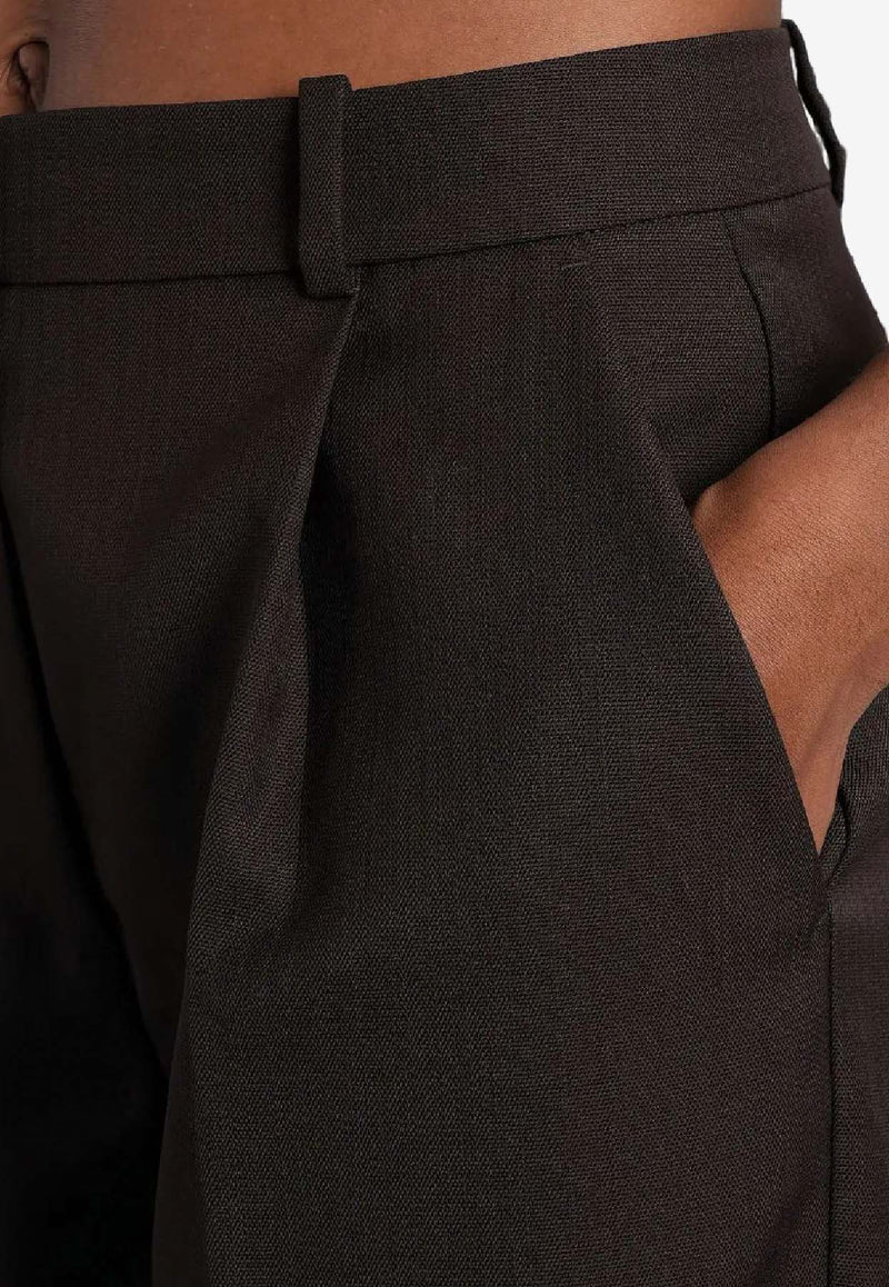 Anine Bing Trent Tailored Pants Brown A0311187_BWN43