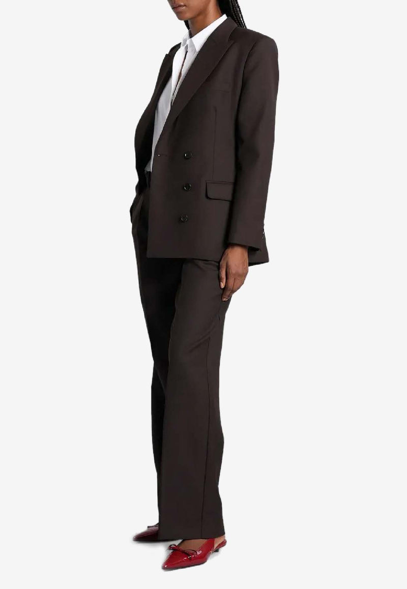 Anine Bing Trent Tailored Pants Brown A0311187_BWN43