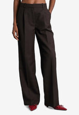 Anine Bing Trent Tailored Pants Brown A0311187_BWN43
