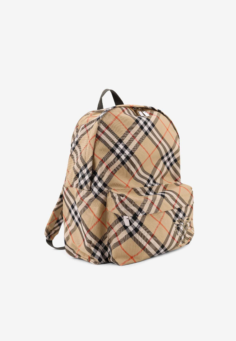 Burberry Nova Check Backpack Sand 8091312A2021_SAND_40028377