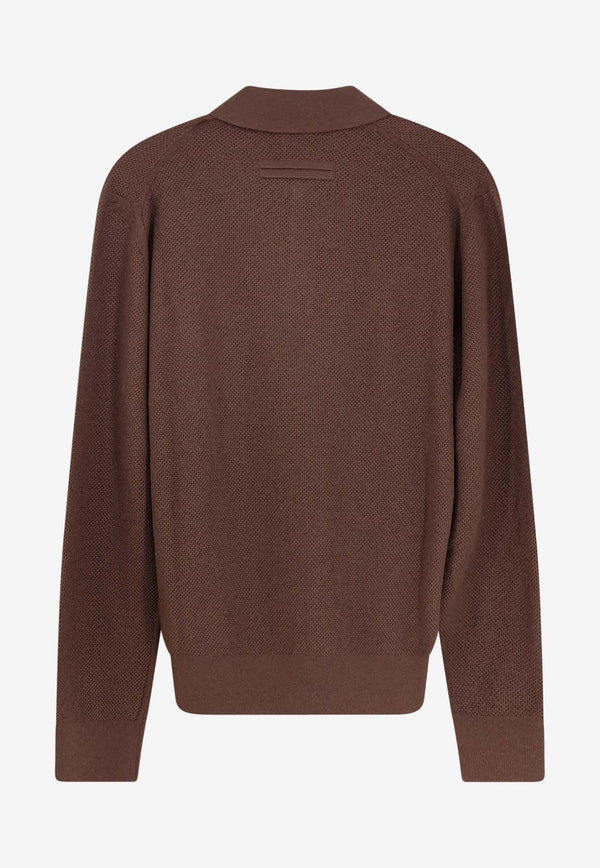 ZEGNA Oasi Polo Sweater Brown UGK93A2131M06_Nera_29842151