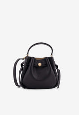 Tory Burch Mini Romy Leather Bucket Bag Black 179988001_Black_40005186