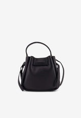 Tory Burch Mini Romy Leather Bucket Bag Black 179988001_Black_40005186