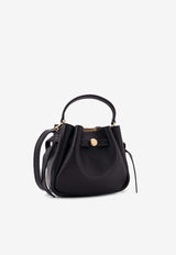 Tory Burch Mini Romy Leather Bucket Bag Black 179988001_Black_40005186