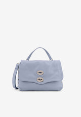 Zanellato Small Postina Daily Leather Top Handle Bag Light Blue 0680100050000SZ0600_Blueanthos_35065830