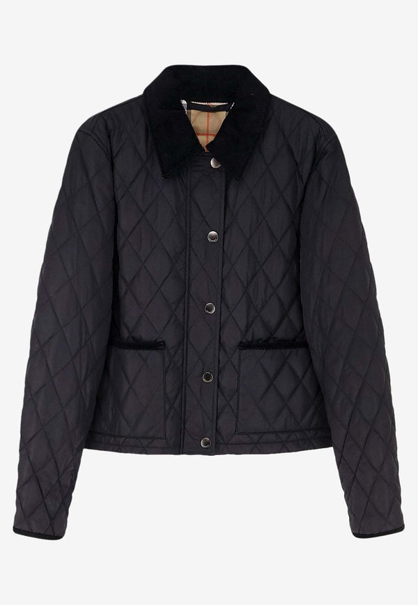 Burberry Quilted Padded Jacket Black 8107465C1900_BLACK/SAND IP CHECK_40017432
