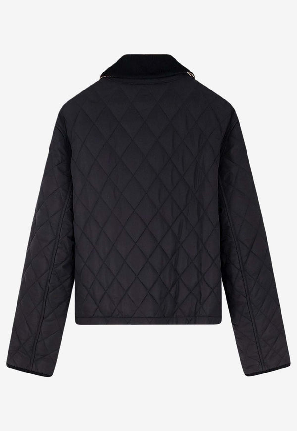 Burberry Quilted Padded Jacket Black 8107465C1900_BLACK/SAND IP CHECK_40017432