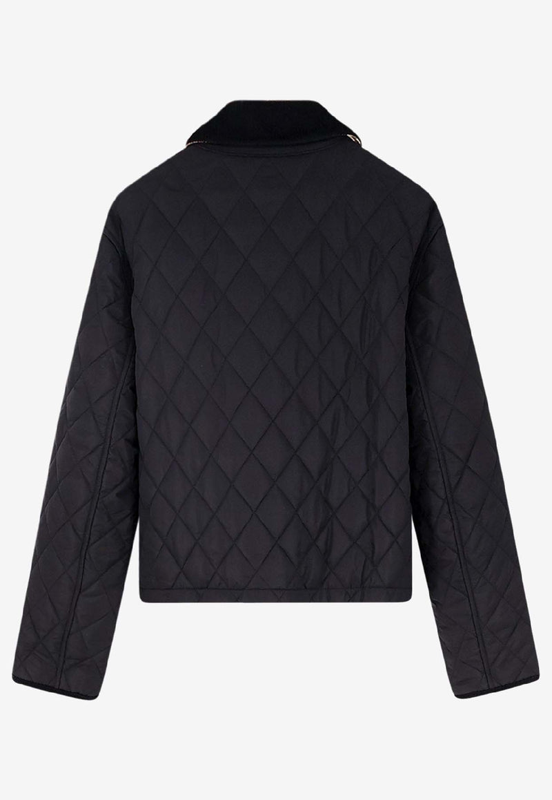 Burberry Quilted Padded Jacket Black 8107465C1900_BLACK/SAND IP CHECK_40017432