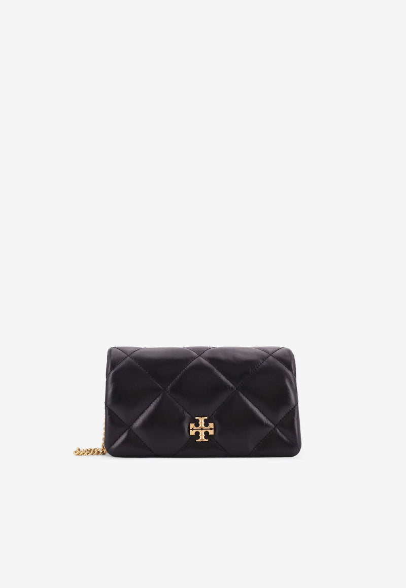 Tory Burch Kira Quilted Leather Chain Clutch Black 158624001_Black_40005400