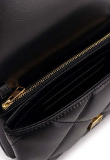 Tory Burch Kira Quilted Leather Chain Clutch Black 158624001_Black_40005400