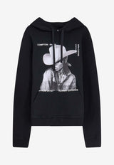 Ih Nom Uh Nit Cowgirl Print Hooded Sweatshirt Black NUW25236009_Black_35066035