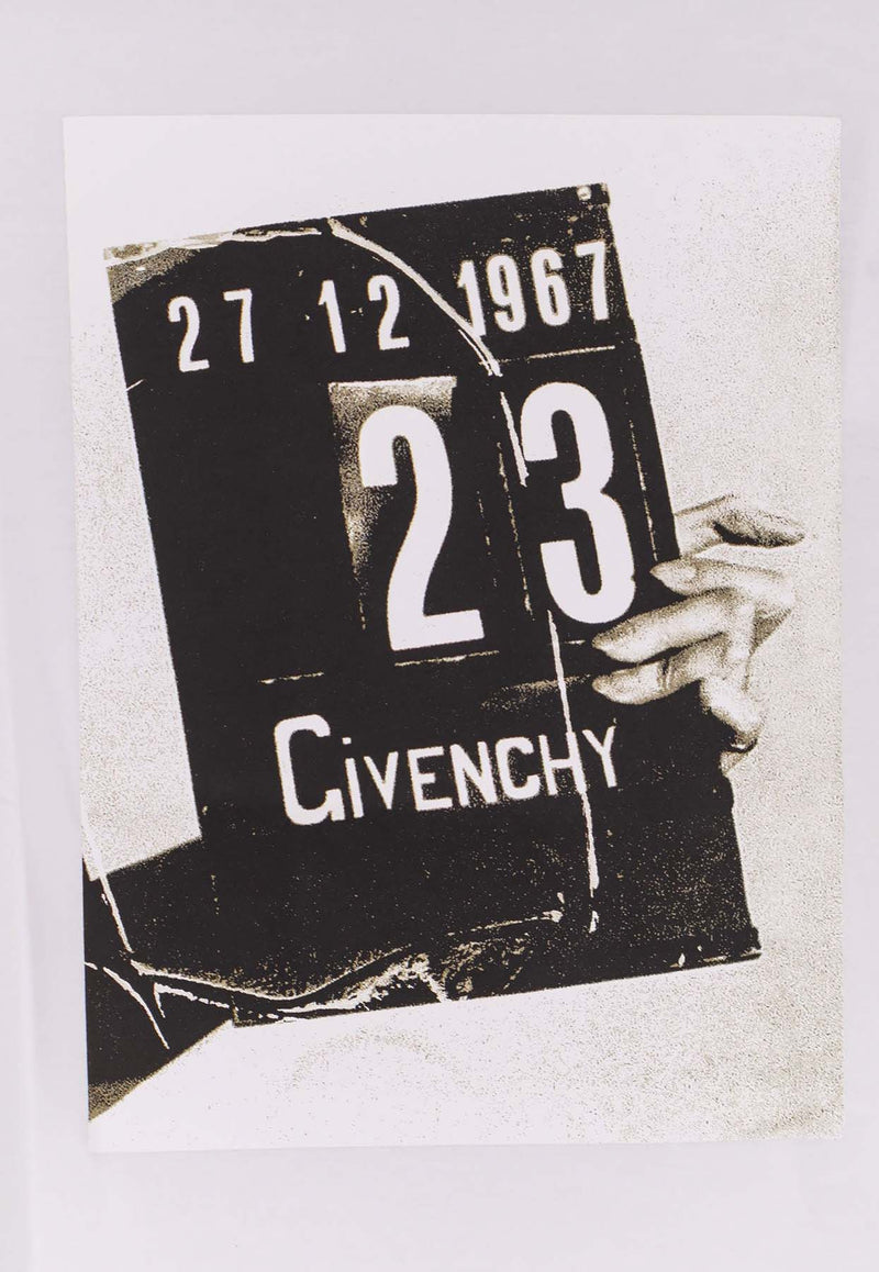 Givenchy Graphic Print T-shirt White BW70FJP7A4100_White_40017692