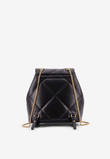 Tory Burch Virginia Diamond Quilt Leather Backpack Black 170485001_Black_40005118