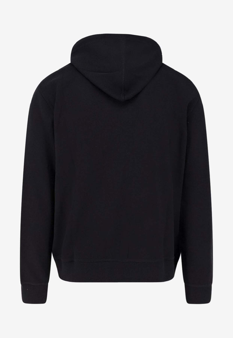 Brunello Cucinelli Logo-Embroidered Zip-Up Hoodie Black MM8319069GC101_Black_30005224