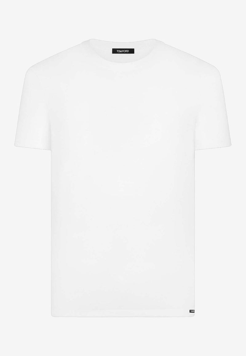 Tom Ford Logo Crewneck T-shirt White T4M081040100_White_40468790