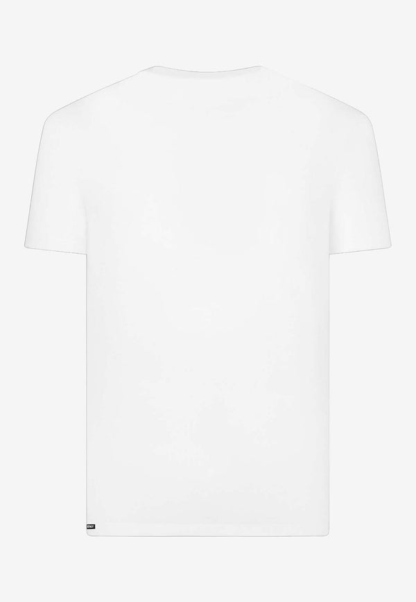Tom Ford Logo Crewneck T-shirt White T4M081040100_White_40468790
