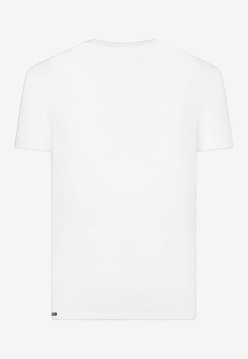 Tom Ford Logo Crewneck T-shirt White T4M081040100_White_40468790