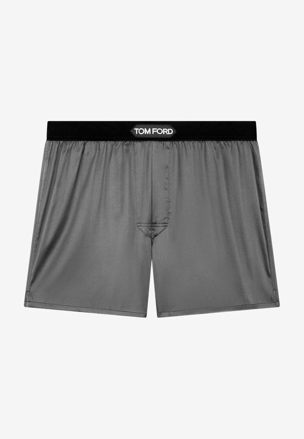 Tom Ford Logo Waistband Boxer Shorts Gray T4LE41010032_IRON GREY_40468818