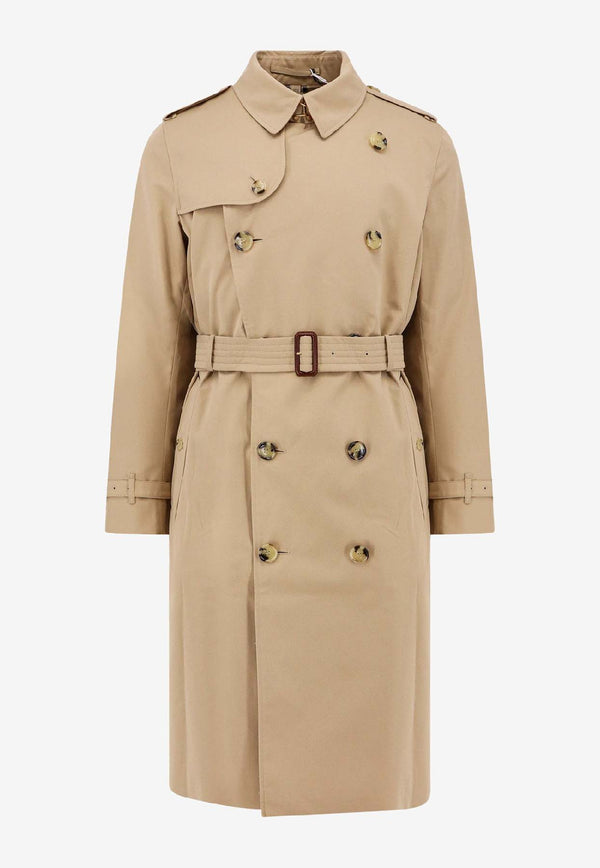 Burberry Kensington Trench Coat Beige 8079385A1366_HONEY_40017673