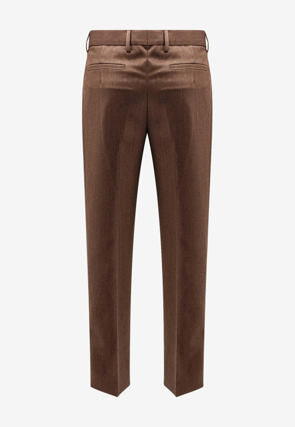 ZEGNA Wool Tailored Pants Brown UGI11A2TP45M96R_Brown_29843409