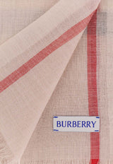 Burberry Signature Check Silk and Wool Scarf Beige 8078782A5129_STONE CHECK_40017698
