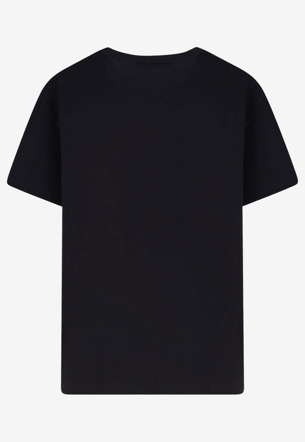 Dolce & Gabbana Logo Plaque T-shirt Black G8PT1TG7F2IN0000_Black_40019818