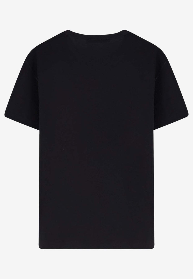 Dolce & Gabbana Logo Plaque T-shirt Black G8PT1TG7F2IN0000_Black_40019818